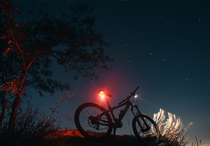 Ciclismo en la oscuridad