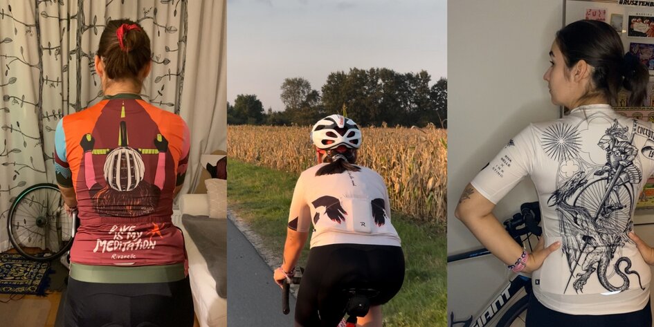 Reseña de la embajadora sobre el dres ciclista Rivanelle>