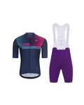 HOLOKOLO maillot corto y pantalón corto - SPECTRO - púrpura/azul