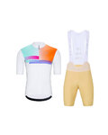HOLOKOLO maillot corto y pantalón corto - SPECTRO - beige/blanco