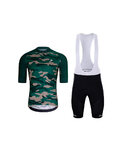 HOLOKOLO maillot corto y pantalón corto - CAMOTRAIL - negro/verde