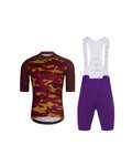 HOLOKOLO maillot corto y pantalón corto - CAMOTRAIL - púrpura/granate