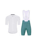 HOLOKOLO maillot corto y pantalón corto - AEROLITE - blanco/azul