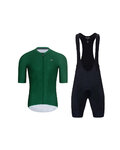 HOLOKOLO maillot corto y pantalón corto - AEROLITE - negro/verde
