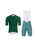 HOLOKOLO maillot corto y pantalón corto - AEROLITE - azul/verde