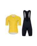 HOLOKOLO maillot corto y pantalón corto - ELEVATE - amarillo/negro