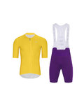 HOLOKOLO maillot corto y pantalón corto - ELEVATE - amarillo/púrpura