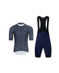 HOLOKOLO maillot corto y pantalón corto - ELEVATE - azul/negro/púrpura/antracita
