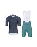 HOLOKOLO maillot corto y pantalón corto - ELEVATE - azul/púrpura/antracita