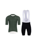 HOLOKOLO maillot corto y pantalón corto - ELEVATE - verde/negro