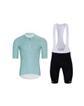 HOLOKOLO maillot corto y pantalón corto - ELEVATE - azul claro/negro
