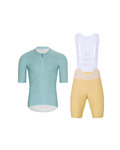HOLOKOLO maillot corto y pantalón corto - ELEVATE - beige/azul claro