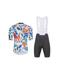 HOLOKOLO maillot corto y pantalón corto - SPARROVER - antracita/blanco/multicolor