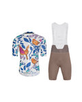 HOLOKOLO maillot corto y pantalón corto - SPARROVER - marrón/blanco/multicolor