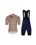 HOLOKOLO maillot corto y pantalón corto - SPARROVER - azul/negro/marrón