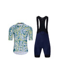 HOLOKOLO maillot corto y pantalón corto - COMIC - azul/negro/azul claro