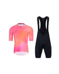 HOLOKOLO maillot corto y pantalón corto - COSMA - negro/naranja/rosa