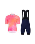 HOLOKOLO maillot corto y pantalón corto - COSMA - azul/negro/naranja/rosa