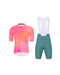 HOLOKOLO maillot corto y pantalón corto - COSMA - azul/naranja/rosa