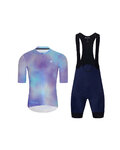 HOLOKOLO maillot corto y pantalón corto - COSMA - azul/negro/azul claro/púrpura