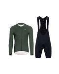 HOLOKOLO maillot largo y pantalón - ELEVATE - verde/negro