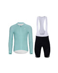 HOLOKOLO maillot largo y pantalón - ELEVATE - negro/azul claro