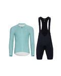 HOLOKOLO maillot largo y pantalón - ELEVATE - negro/azul claro