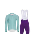 HOLOKOLO maillot largo y pantalón - ELEVATE - púrpura/azul claro