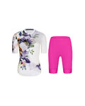RIVANELLE maillot corto y pantalón corto - FLOWERY LADY - ciclamen/blanco/multicolor