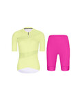 RIVANELLE maillot corto y pantalón corto - GLAMOR - ciclamen/amarillo