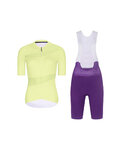 RIVANELLE maillot corto y pantalón corto - GLAMOR - púrpura/amarillo