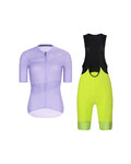 RIVANELLE maillot corto y pantalón corto - GLAMOR - amarillo/negro/púrpura