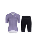 RIVANELLE maillot corto y pantalón corto - ELEVATE - negro/púrpura