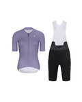 RIVANELLE maillot corto y pantalón corto - ELEVATE - negro/púrpura