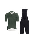 RIVANELLE maillot corto y pantalón corto - ELEVATE - negro/verde