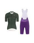 RIVANELLE maillot corto y pantalón corto - ELEVATE - púrpura/verde
