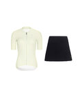 RIVANELLE maillot corto y falda - ELEVATE - negro/marfil