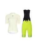 RIVANELLE maillot corto y pantalón corto - ELEVATE - amarillo/negro/marfil
