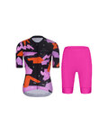 RIVANELLE maillot corto y pantalón corto - BIKE´S GOOD - ciclamen/multicolor/negro