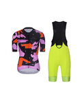 RIVANELLE maillot corto y pantalón corto - BIKE´S GOOD - amarillo/negro/multicolor
