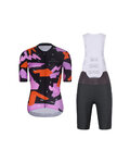 RIVANELLE maillot corto y pantalón corto - BIKE´S GOOD - antracita/multicolor/negro
