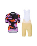 RIVANELLE maillot corto y pantalón corto - BIKE´S GOOD - beige/multicolor/negro