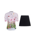 RIVANELLE maillot corto y falda - IN BLOOM - negro/rosa/multicolor