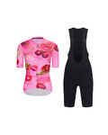 RIVANELLE maillot corto y pantalón corto - CHERIE - negro/rosa