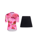 RIVANELLE maillot corto y falda - CHERIE - negro/rosa
