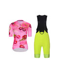 RIVANELLE maillot corto y pantalón corto - CHERIE - amarillo/negro/rosa