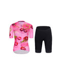 RIVANELLE maillot corto y pantalón corto - CHERIE - negro/rosa