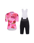 RIVANELLE maillot corto y pantalón corto - CHERIE - negro/rosa