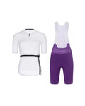 RIVANELLE maillot corto y pantalón corto - LOVELY - púrpura/blanco