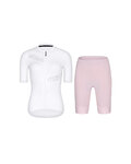 RIVANELLE maillot corto y pantalón corto - CRYSTELLE - rosa/blanco